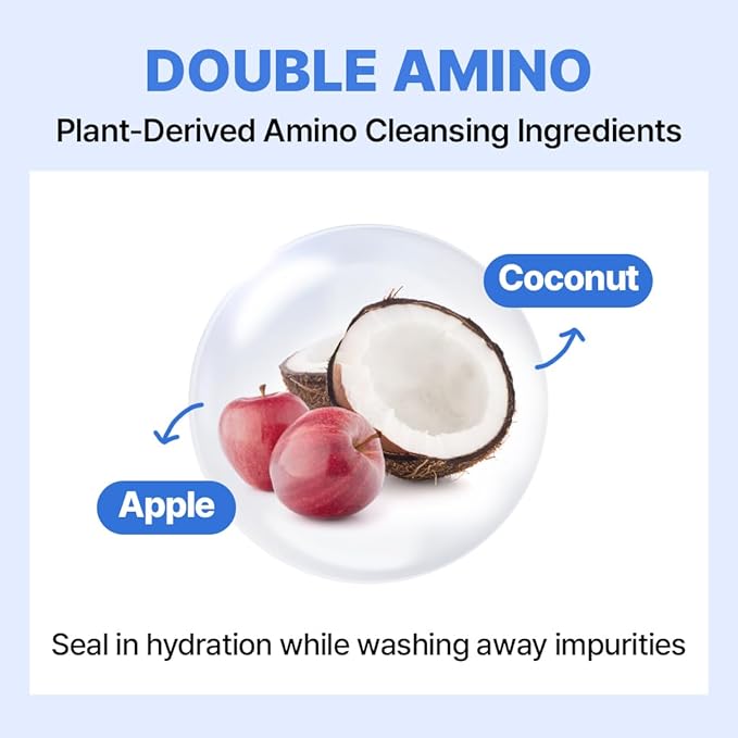 MAKE P:REM Safe Me. Amino Refresh Cleansing Foam, Korean Face Wash, Instant Deep Pore Cleansing, Gentle Exfoliation with BHA & LHA, Korean Skin Care, 5.07 Fl Oz, 150ml