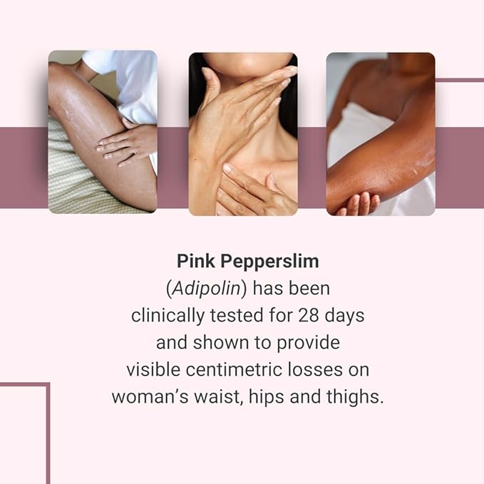 Consult Beaute Champagne Lift Hydrating Firming Body Cream with Pink Pepperslim for Crepey Skin Moisturizer Tightens, Tones & Hydrates Dry Skin on Arms & Legs - 8 oz.