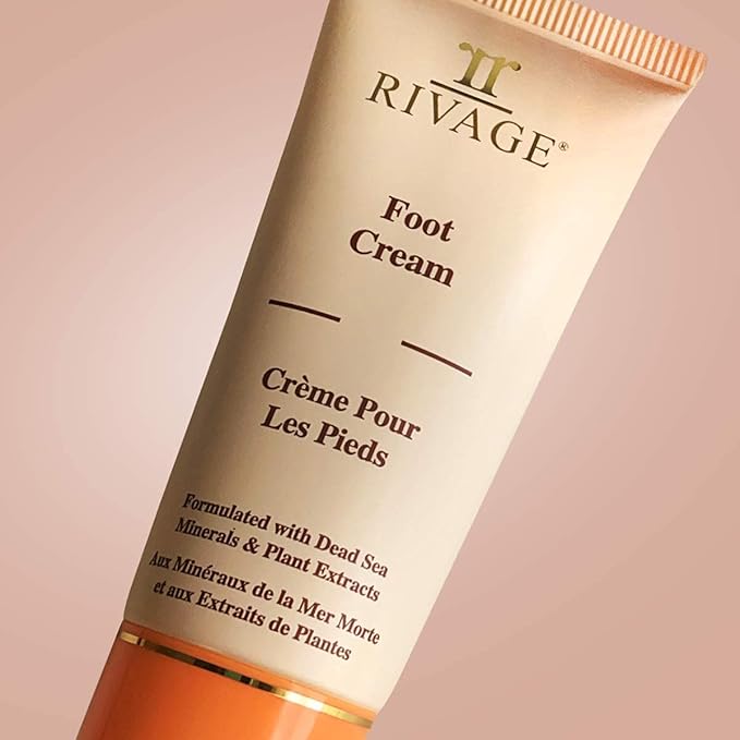Rivage NATURAL DEAD SEA MINERALS FOOT CREAM 100ml FORMULATED with DEAD SEA MINERALS