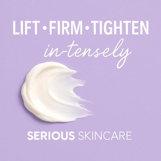 Serious Skincare Reverse Lift Cream In-Tense, Facial Moisturizer for Lifting & Firming, Day and Night, Hydrating, Anti-Aging Skin Care, Peptides, Face Tightening Plant Extracts 1.7 oz
