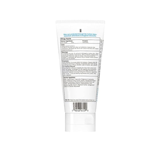 Zealios Reef Safe Sun Barrier SPF 30 Skin Care Body Lotion, Water Resistant Non-Greasy Sunscreen, 20% Non-Nano Zinc Oxide, Sensitive Skin-Friendly for Running, Cycling, Swimming, Outdoor Adventures