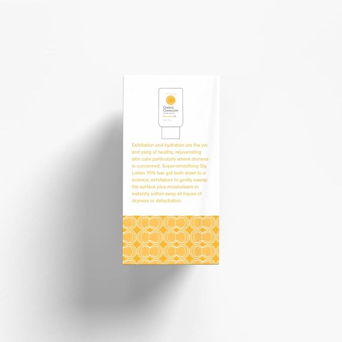 CONTROL CORRECTIVE Gly Lotion 10%, 2.5 Oz - An Exfoliating Facial Moisturizer To Help Reduce Rough Dry Spots, Smooth Wrinkles And Improve Skin Texture, Super Smoothing, Gentle Exfoliation, Softens