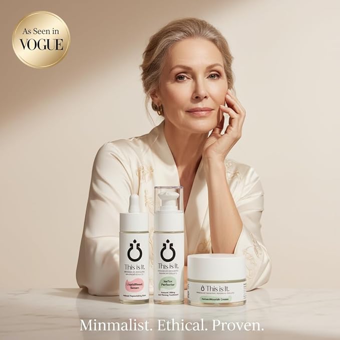 Luxury Anti-Aging Skincare with Botanicals, Peptides & Plant-Based Actives | NoTox Perfector Serum, LiquidReset Serum, InstantNourish Cream | Clean, Cruelty-Free, Paraben-Free, Hydrating & Firming
