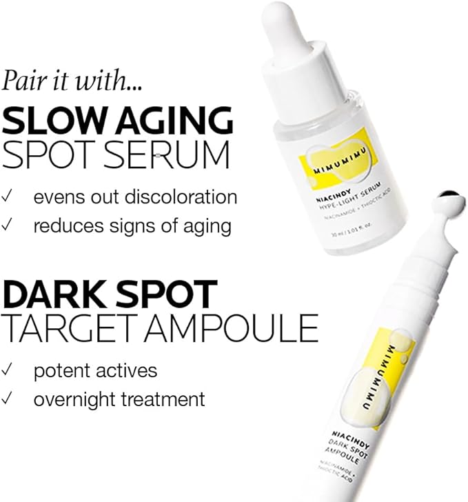 MIMUMIMU Dark Spot Remover Toner for Face | Korean Clinic Skincare - Thioctic Acid & Niacinamide 5% | Fades Melasma & Hyperpigmentation | Gentle Exfoliation w/Pumpkin Extract | Pack of 4