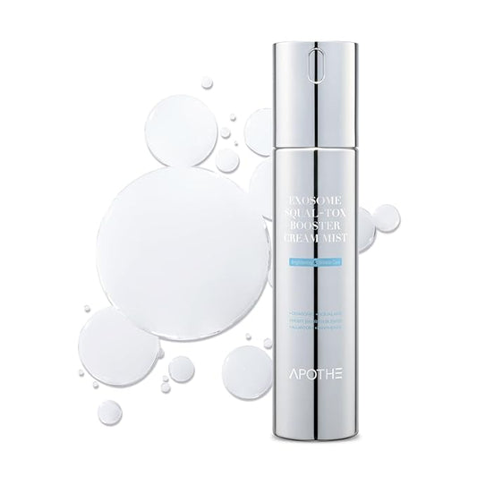 Exosome Squal-Tox Booster Cream Mist 3.38 fl oz (100ml) – Hydrating, Soothing, and Brightening with Squalane, Centella Asiatica, and Niacinamide