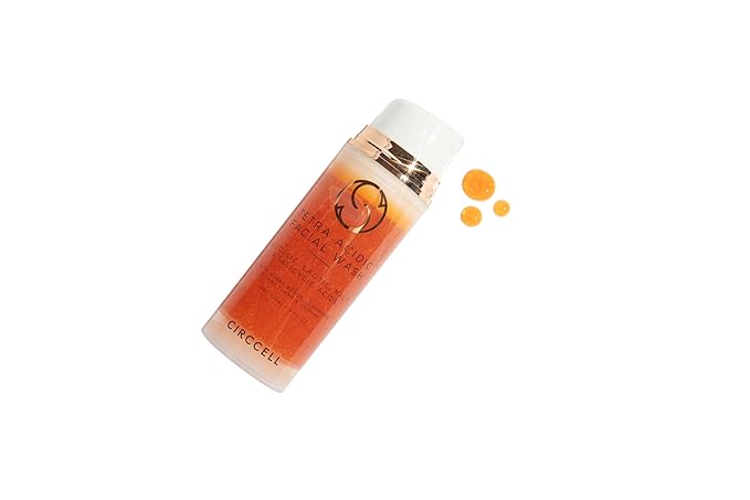 CIRCCELL Tetra Acidic Facial Cleanser: Perfect Your Skin with a Blend of Glycolic, Malic, Lactic, and Salicylic Acids Infused with Nourishing Jojoba Oils