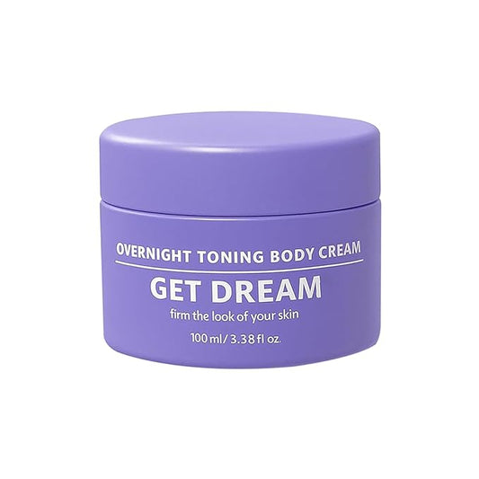 Get Dreamy Overnight Toning Whip,Lightweight Firming Cream,For Women Seeking Smooth, Tightened Skin,Ideal for Legs, Thighs, Belly & Nighttime Use-1 Pack