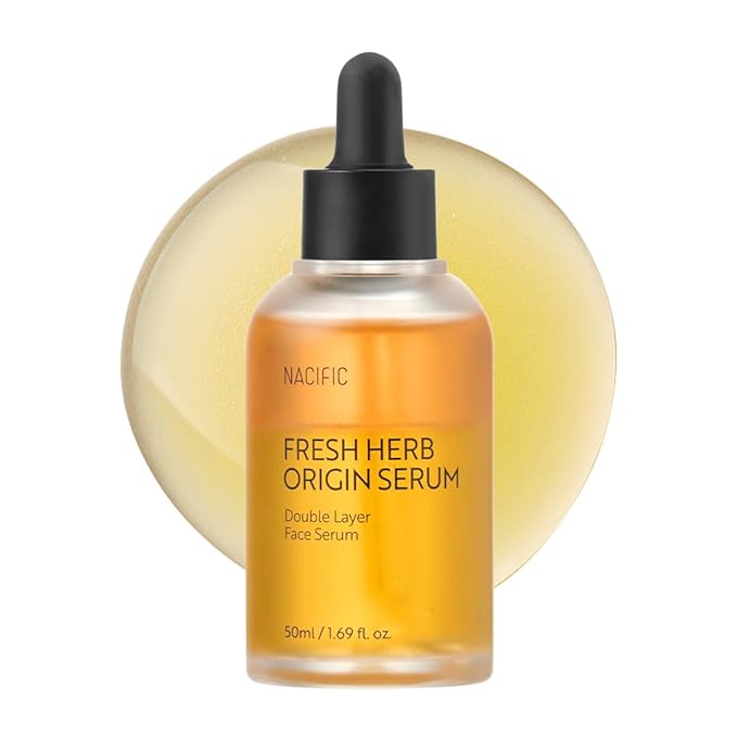 NACIFIC Fresh Herb Origin Facial Serum 1.69fl.oz 50ml Essence with Vitamin B, Vitamin C and botanical oil Essence Radiance Skin's moisture barrier Korean skincare for All skin types
