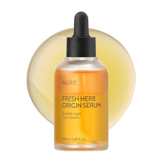 NACIFIC Fresh Herb Origin Facial Serum 1.69fl.oz 50ml Essence with Vitamin B, Vitamin C and botanical oil Essence Radiance Skin's moisture barrier Korean skincare for All skin types