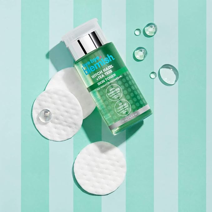 Bye Bye Blemish Witch Hazel + Tea Tree Blemish Toner, 4.4 fl oz (Pack of 2)