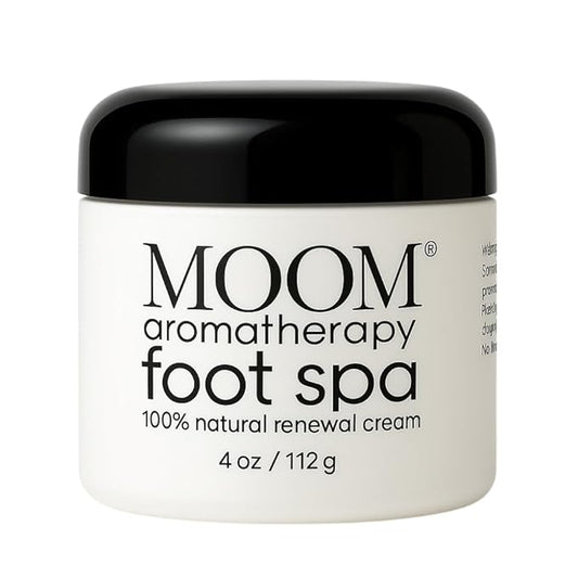 MOOM Foot Spa Cream – 100% Natural Foot Renewal, foot cream infused with Essential Oils for Soft, Smooth Feet, Aromatherapy Moisturizer for Dry, Cracked Heels,Feet,Knees,Elbows,Hands