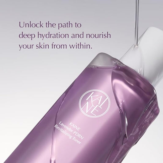 KAINE Lavender PDRN Revitalizing Toner | Hydrating, Soothing, and Supporting Skin Barrier for Dull, Dry, and Irritated Skin | Korean Skincare (300ml / 10.14 fl. oz.)