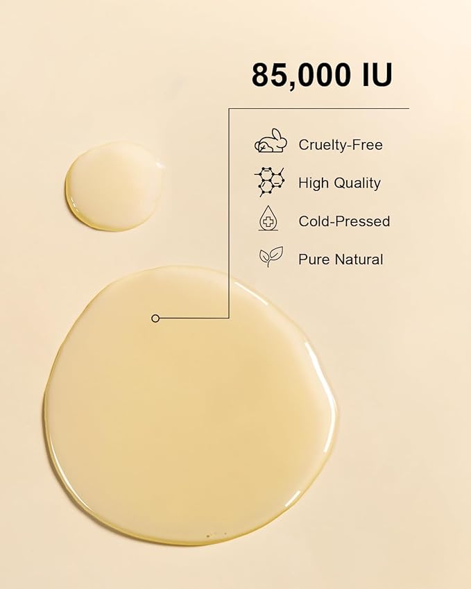 Yoken Vitamin E Oil 16 Fl Oz Organic Vitamin E Oil for Skin 85,000 IU Bulk Vitamine oils for Scars Hair,Face,Nail,Cold Pressed Hexane Free Formula Liquid Perfect Scalp Care Bath and Body oils