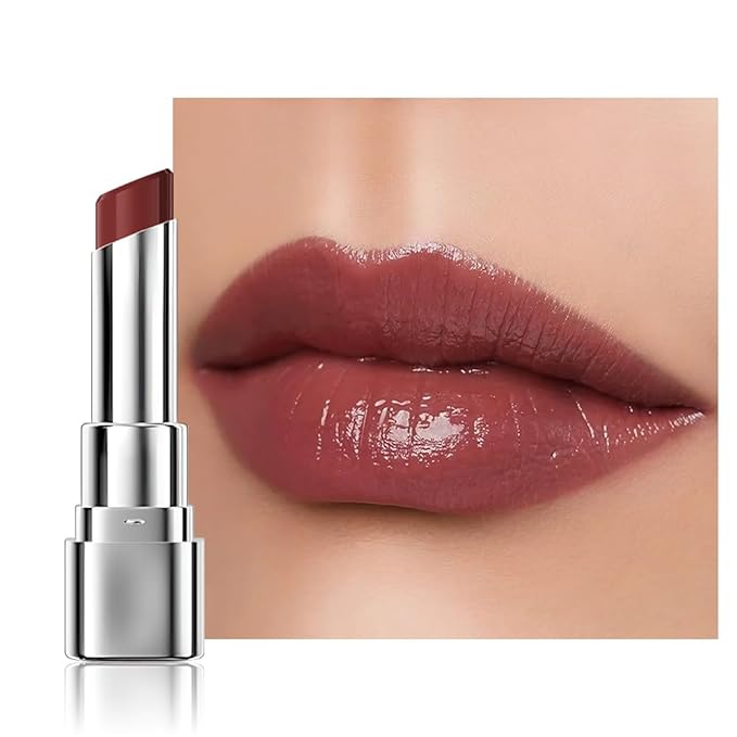 1Pcs Tinted Lip Balm Moisturizing Lipstick – Deep Rose Colored Bean Paste Sheer Hydrating Lip Color for Dry Lips Nourishing Lip Balm for All Women with a Subtle Natural Scent (S05 Four Seasons)