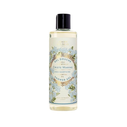 Panier des Sens – Sea Samphire Shower Gel - Foaming Body Wash Women & Men - Moisturizing Body Soap with Shea Oil - 96% Natural Ingredients Body Care - Vegan Liquid Body Wash - 8,45 floz