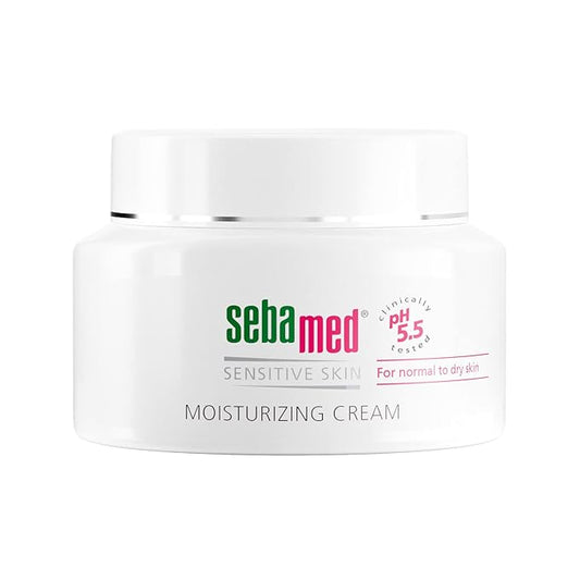 SEBAMED Moisturizing Face Cream for Sensitive Skin Antioxidant pH 5.5 Vitamin E Hypoallergenic 2.6 Fluid Ounces (75mL) Ultra Hydrating Dermatologist Recommended Moisturizer