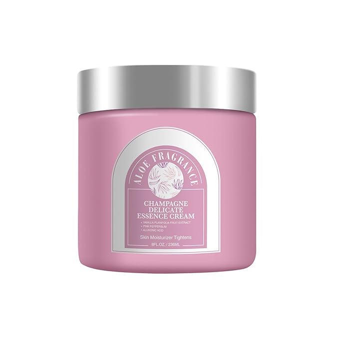Champagne Lift Body Creme, Anti-Aging Skin Tightening with Lifting Formula, Deep Hydrates Dry Skin Arms & Legs. (Aloe Fragrance)