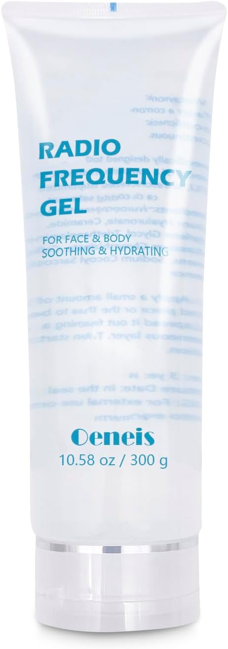 Radio Frequency Gel for Use with RF Facial Machine, Conductive Gel for Face Microcurrent, Use for Skin Soothing and Hydrating, 300g Tube