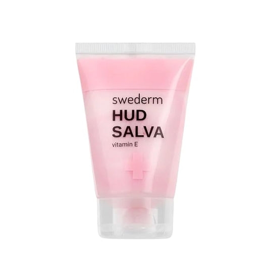 swederm Hudsalva 1.69 Oz - Healing Ointment with Vitamin E - Foot and Hand Cream for Women - Full Body Moisturizer for Dry Skin - Quickly Absorbing - Made in Sweden - Pink