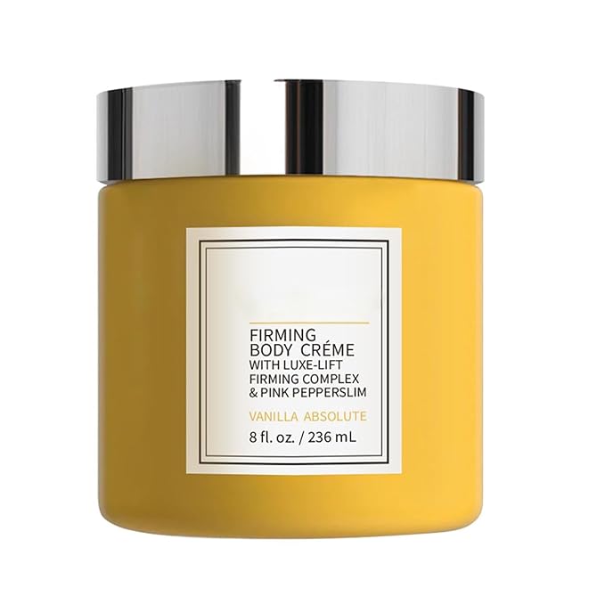 Champagne Lift Firming Body Creme, Anti-Aging Skin Tightening,Champagne Beaute Lift Firming Body Crème, Deep Hydration & Smoothing Skin On Arms & Legs body cream (Yellow, Vanilla)