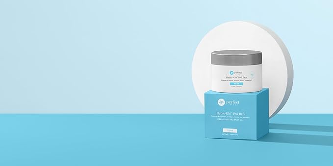 Hydro-Glo Peel Pads - Enhanced with Kojic, Mandelic, Glutathione, Licorice, Papaya, Pineapple, Bearberry Extracts (10% Strength Peel)