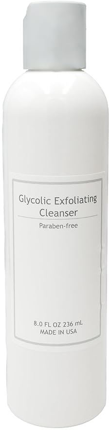 2.45% Glycolic Acid Foaming Exfoliating Cleanser Face Wash, Gluten & Paraben Free, 8 Fluid Ounces, No Animal Testing & Cruelty Free