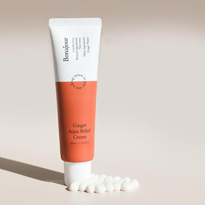 [BONAJOUR] Ginger Aqua Relief Cream, Gentle Exfoliation and Soothing