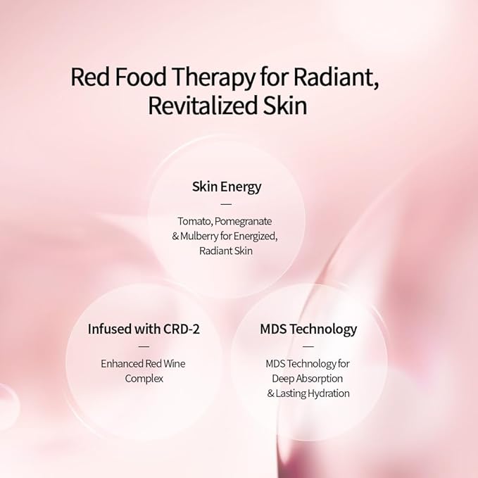 CHARMZONE DeAge Red Addition (New Version) Korean Skincare Set – Anti-Aging Toner & Emulsion Duo (100ml / 3.38 fl.oz Each) with Red Wine, Pomegranate & Tomato for Hydration, Firming & Radiance