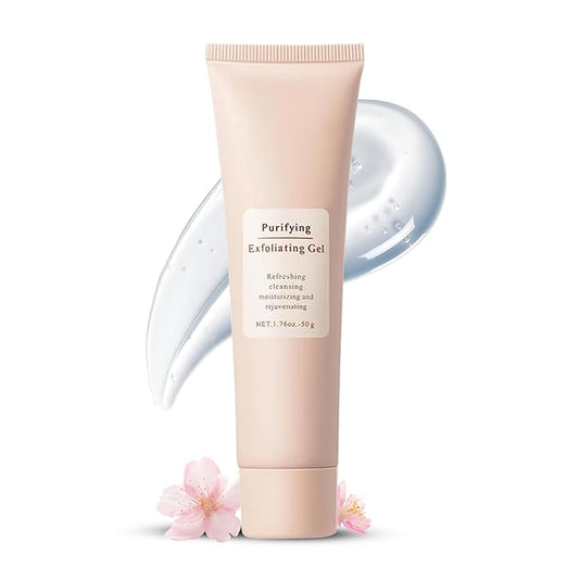 Purifying Exfoliating Gel, Face Exfoliator Gel for the Whole Body, Gentle Gentle Exfoliating for Face Deep Cleansing, Cleans Dirt & Oils for Dry, Oil, Sensitive Skin Types