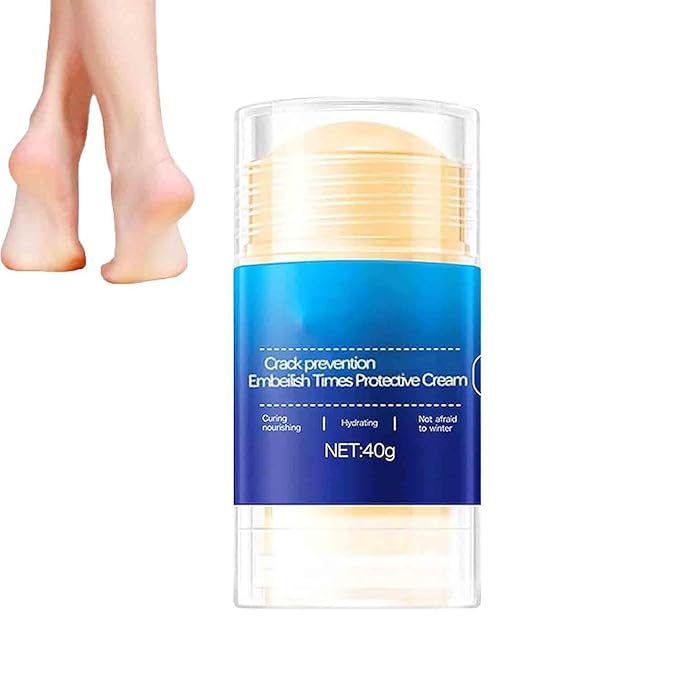 Equrhsa Foot Care Cream Cracked Feet, Equrhsa Crack Feet Prevention Stick, Hydrating Foot Balm Stick, Deep Moisturizing Foot Cream for Dry Cracked Heels Women Men