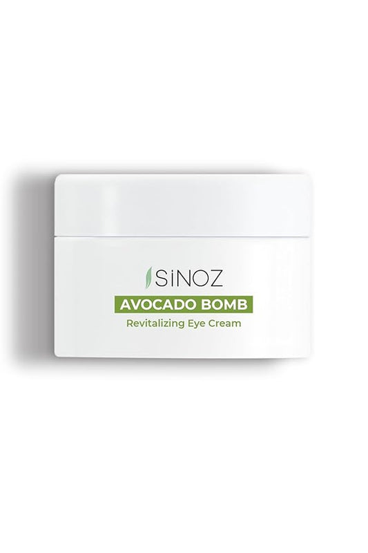 Avocado Eye Cream | Liposomal Caffeine & Matrixyl 3000 Peptides | Bright and Tight, Anti-Dark Circles, Eye Bags, Hydrating Under Eye Cream, Anti-Puffiness, Anti-Aging | 0.5 fl oz / 15 ml