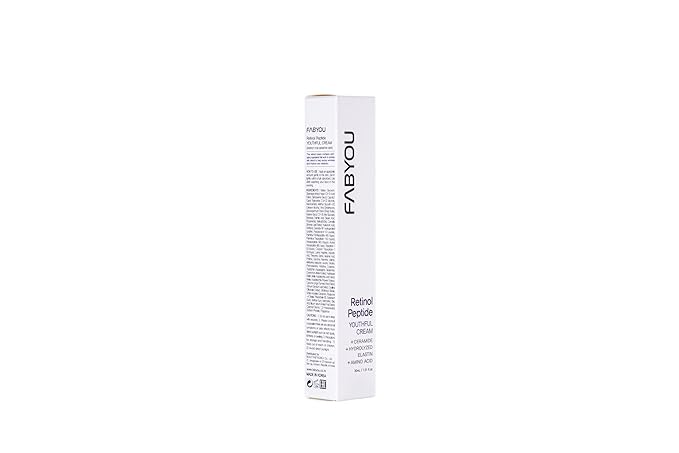 Retinol Peptide Youthful Cream 1.01 fl oz - Korean Skincare with Retinol & Peptides for Firming, Fine Lines, from Face to Neck and Eye Area, Fast Absorbing Texture