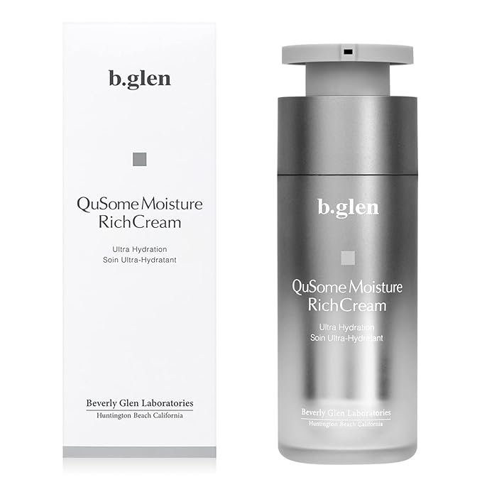 ビーグレン b.glen QuSome Moisture Rich Cream (30g/1.06oz.) Advanced anti-aging night cream and rich emollience