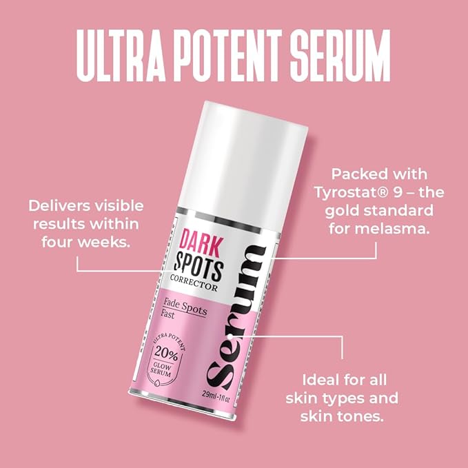 Dark Spot Corrector, Dark Spot Remover for Face - For Stubborn Dark Spots Serum, Dark Spot Remover with Kojic Acid, Alpha Arbutin, Mulberry Extract, Brightening Discoloration Correcting Serum