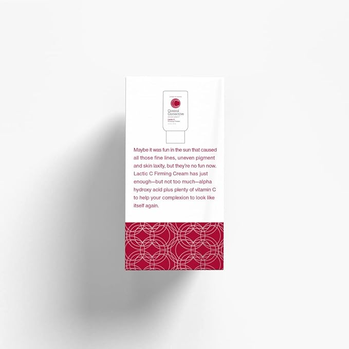 CONTROL CORRECTIVE Lactic-C Firming Cream, 2.5 Oz - 5% Lactic-Acid Based Anti-Aging Moisturizer, Hydrates, Nourishes, Tones, Balances, Combined With Vitamin C To Smooth The Complexion