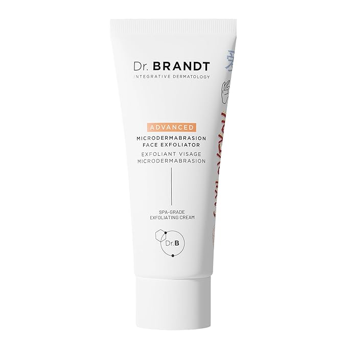 Dr. Brandt Advanced Microdermabrasion Face Exfoliator - Refines Texture, Minimizes the Look of Fine Lines & Enhances Overall Skin Tone - 2 oz