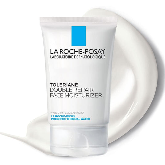 La Roche-Posay Toleriane Double Repair Face Moisturizer – Hydrating Daily Cream with Ceramide & Niacinamide, Fragrance-Free