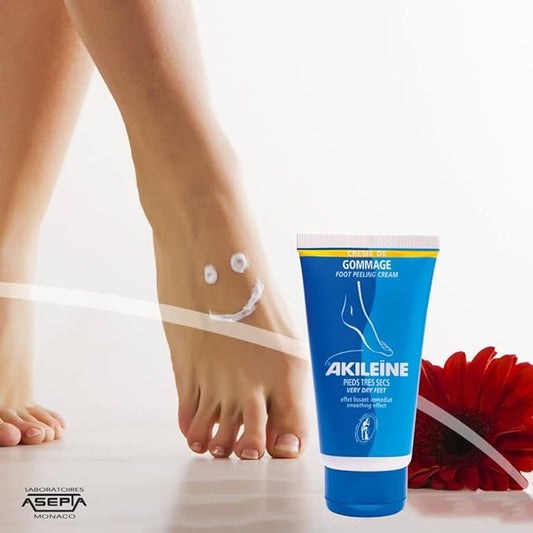 FootCare Essentials Foot Peeling Gommage Cream for Dry Callused Feet | Exfoliation & Callus Removal | Hydrating Skin Softener | 4 oz