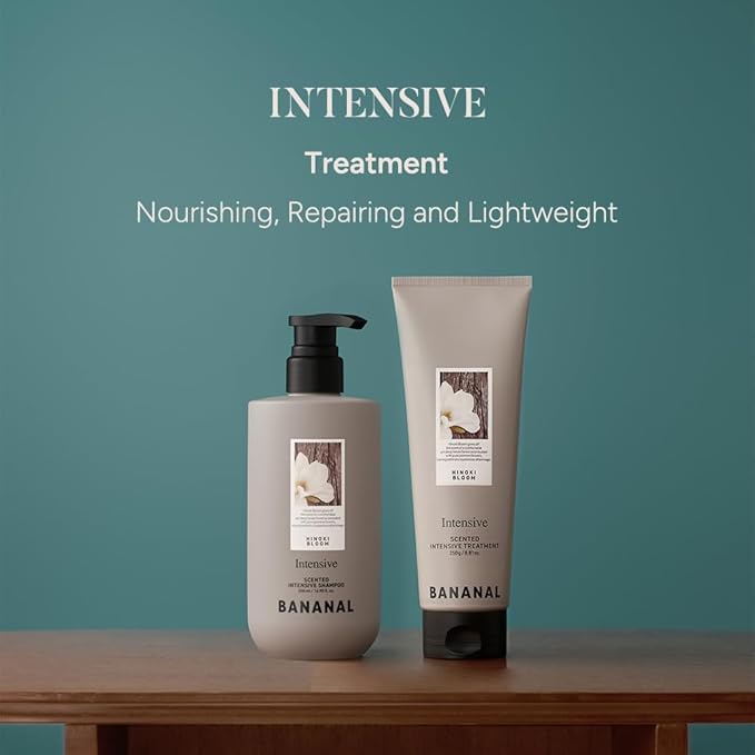 Hair Treatment Mask – Strengthening Protein & Peptide Repair & Conditioner for Damaged Hair – Argan Oil, Niacinamide & Centella – Paraben Free – Hinoki Bloom, 250g / 8.81 fl oz