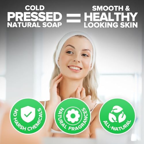 iHeart Nature Organic Fungal Neem Soap Bar (2 Pack) - Herbal Body Odor Cleanser, Eczema Soap - Moisturizing, Long-Lasting, Creamy Wash - Gentle Skin Hydration and Care