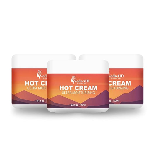 (3pc) Hot Firming Cream Sweat Enhancer, Skin Tightening and Cellulite Reduction Lotion for Stomach, Thighs and Butt, Ulta Moisturizing Pre and Post Workout Sweat Cream for Better Results (300ml)