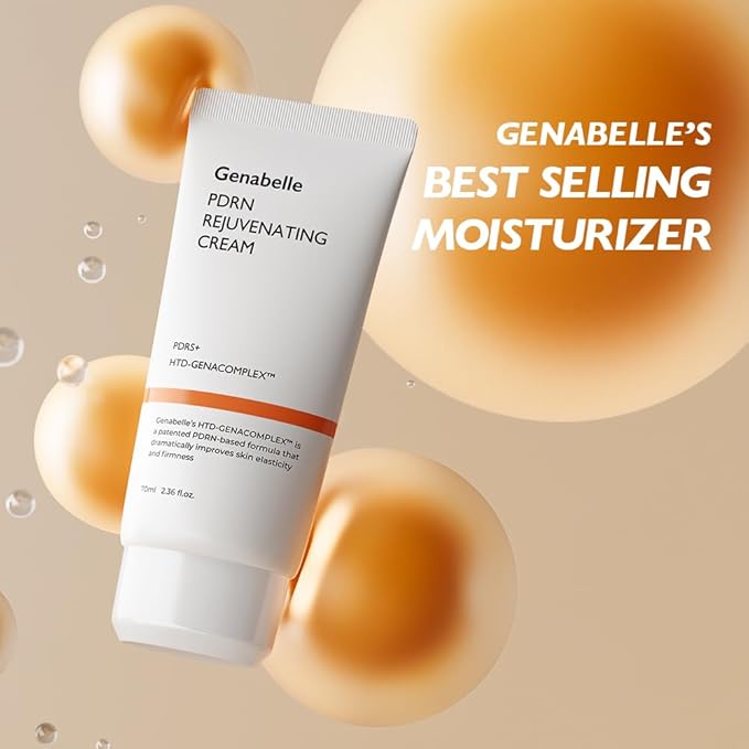 PDRN Rejuvenating Cream - Lightweight Moisturizer with Original PDRN, CICA, Hyaluronic Acid - Nourishing, Hydrating, and Soothing Formula - 2.36 fl.oz