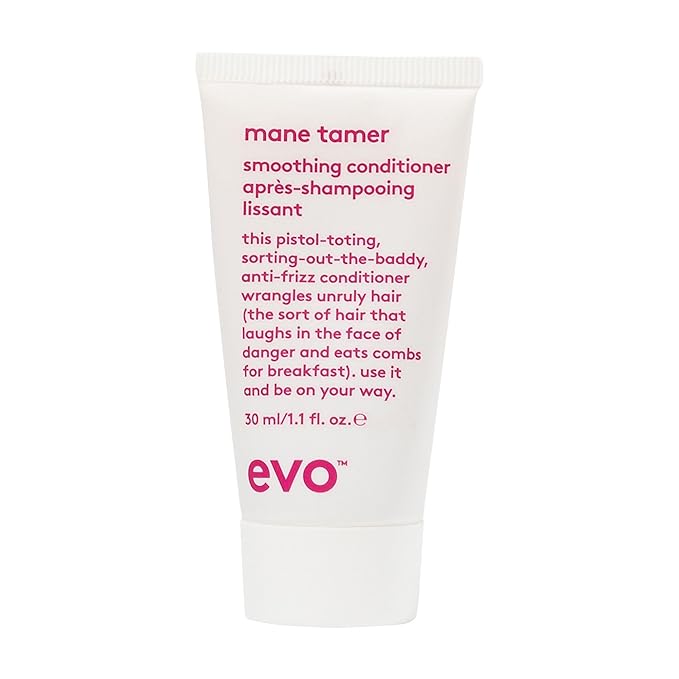 EVO Mane Tamer Smoothing Shampoo - Cleans, Smooths, & Strengthens Hair - Reduces Frizz - Travel Size, 30ml / 1.01fl.oz