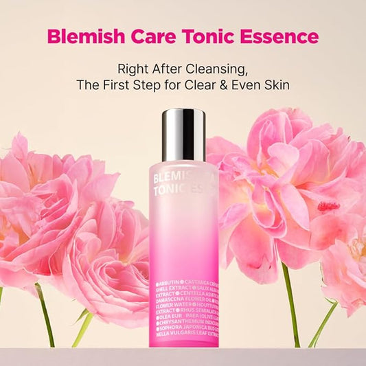 ISOI Blemish Care Toner, Skin-Smoothing Essence & Hydrating Toner for Face, for Sensitive Skin, Lightweight & Refreshing Formula, Korean Skin Care (4.39 fl.oz/130ml)