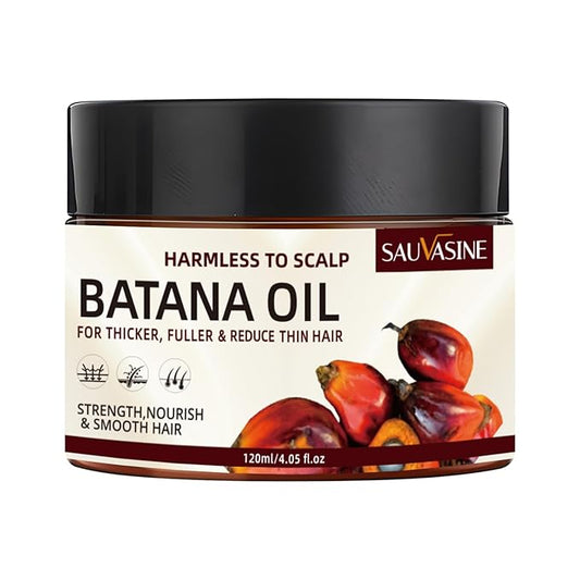 Lanthome Batana Oil for Hair Growth, Natural Dr. Sebi Hair Oil - Prevents Hair Loss, Eliminates Split Ends, Repairs Damaged Hair, Nourishes, for Men & Women- 120mL (4.05 Fl Oz)
