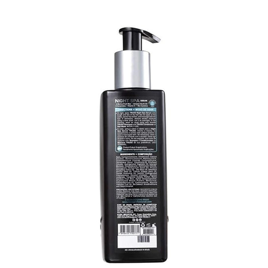 TRUSS Night Spa Overnight Hair Serum - Dry Hair Treatment for Intense Hydration & Reconstruction - Anti-Frizz Overnight Mask Helps Seal Cuticles & Enhance Shine - Vegan Wax Base (8.45 oz)