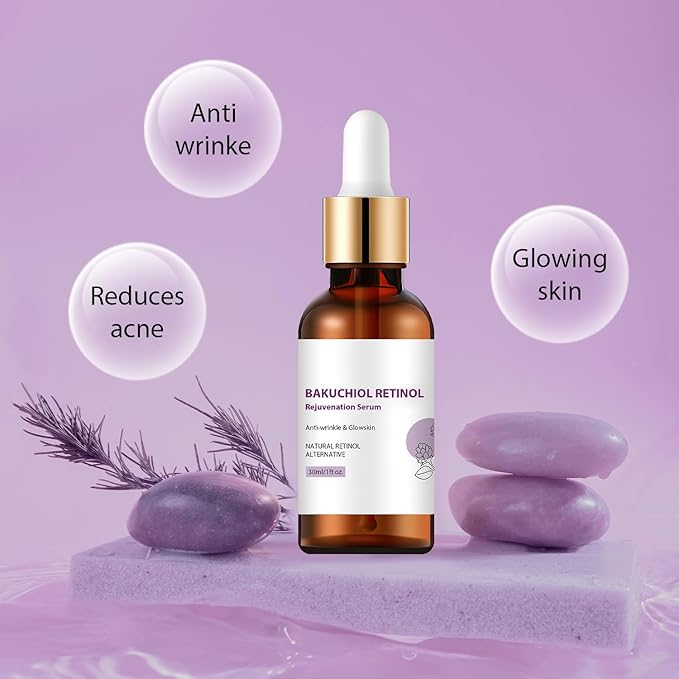 Venature Bakuchiol Retinol Rejuvenation Serum,2024 Best Retinol Serum for Wrinkles Bakuchiol Retinol Face Serum Korean, Retinol Serum for Wrinkles, Reduce Wrinkles(2pcs)