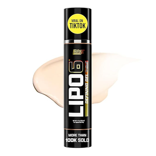 Lipo-6 Defining Gel | Sweat Enhancer Hot Cream for Skin Toning, Tightening & Firming | Boosts Circulation & Sweat