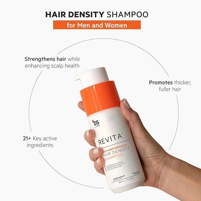 DS Labs Revita Shampoo & Conditioner Kit, 205 mL – Scalp First System for Fuller Looking, Volumized Hair, Lightweight Hydration, Sulfate & Silicone Free, Color Safe, For Men & Women