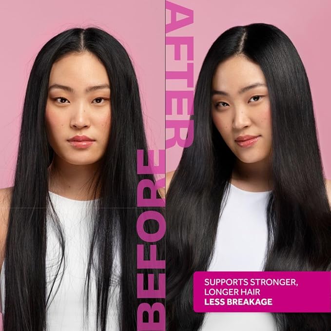 Lee Stafford Hair Growth Leave In Treatment Spray | Grow Strong & Long Collection - Best Conditioner Mist for Dry, Damaged, Frizzy Hair, Detangler, Men & Women, 3.3 Fl Oz